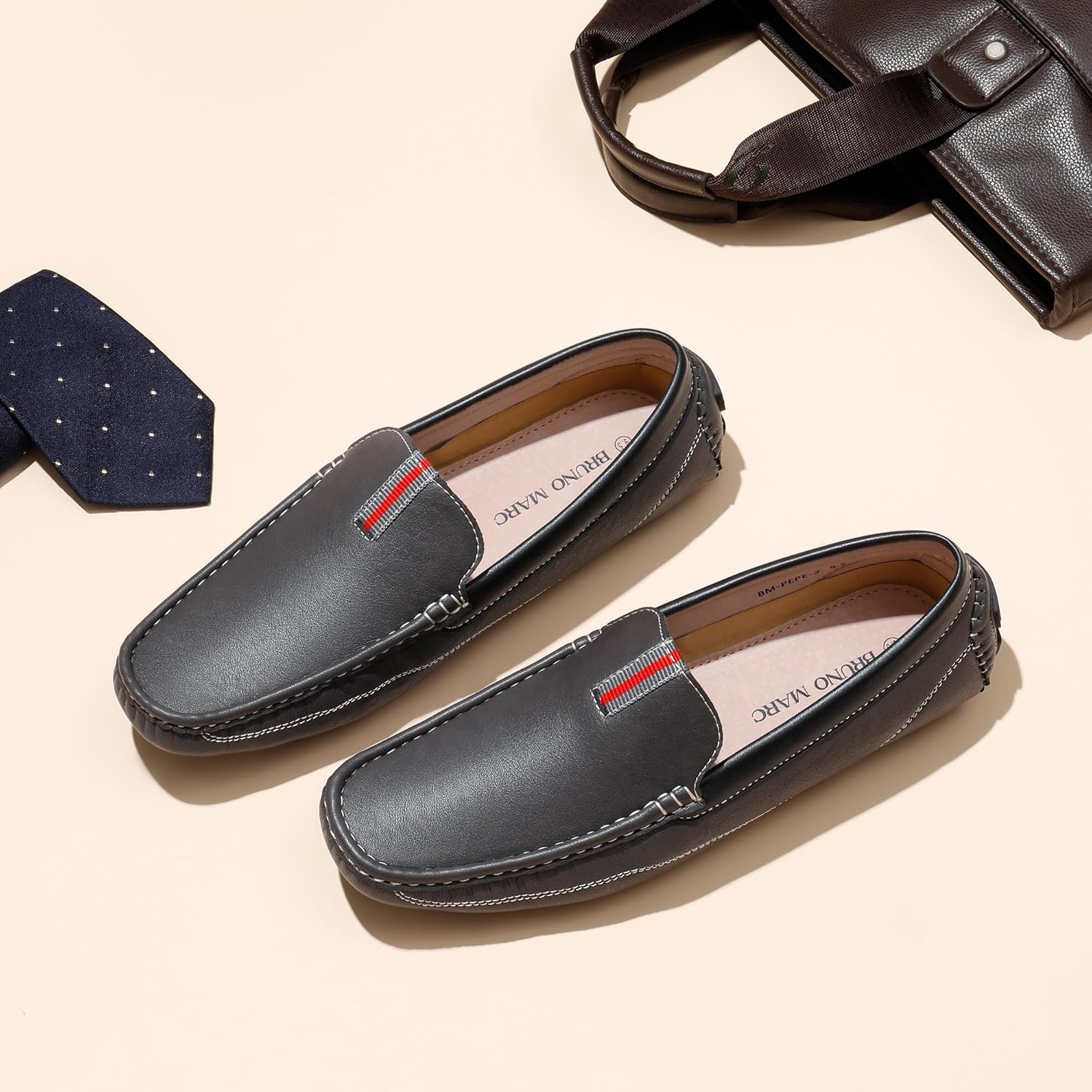 Bruno Marc Men's Driving Moccasins Penny Loafers Slip on Loafer Shoes - Image 9