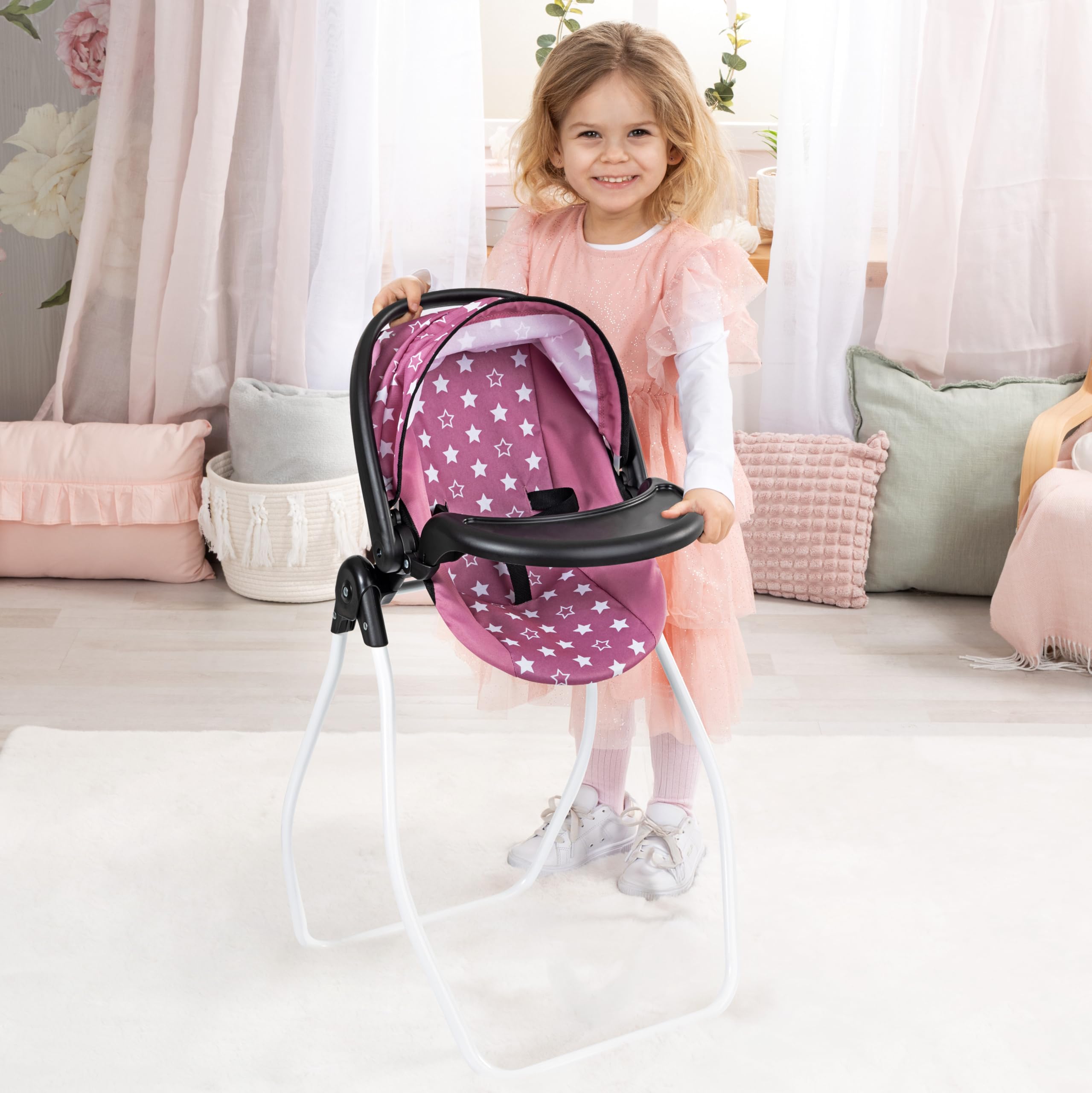 Bayer Design Accessori per bambola Set 4 in 1 seggiolone