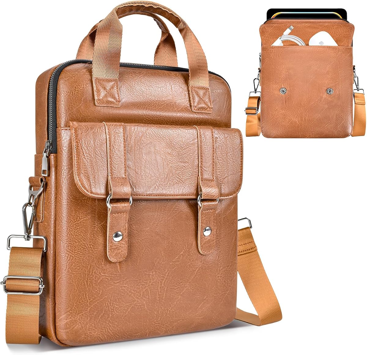 12.9 13 Inch Leather Tablet Sleeve Bag for MacBook Neo Air 13