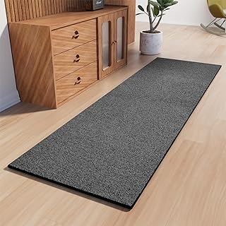 Runner Rug with Non Slip Rubber Backing, Washable Soft Floor Carpet for Kitchen, Hallway,