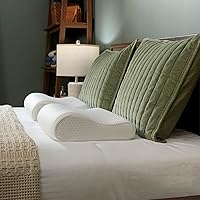 Vista 10 de TEMPUR-Pedic, Almohada TEMPUR-Neck Estándar, Perfil Pequeño-Paquete de 2, Blanco 2