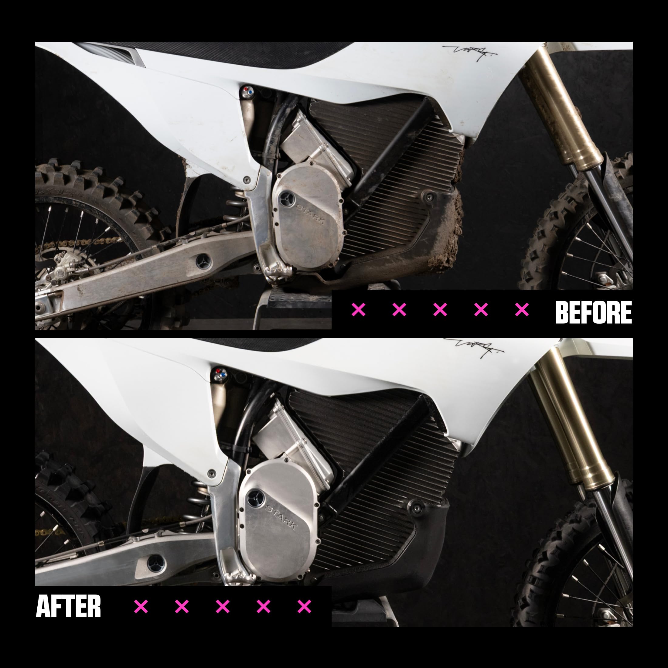 Muc-Off Nano-Tech Motorcycle Cleaner, 1 l - Spray Detergente Moto Biodegradabile ad Azione Rapida - Prodotto Pulizia Moto Sicuro su Tutte le Superfici e Adatto a Tutti i Tipi di Moto