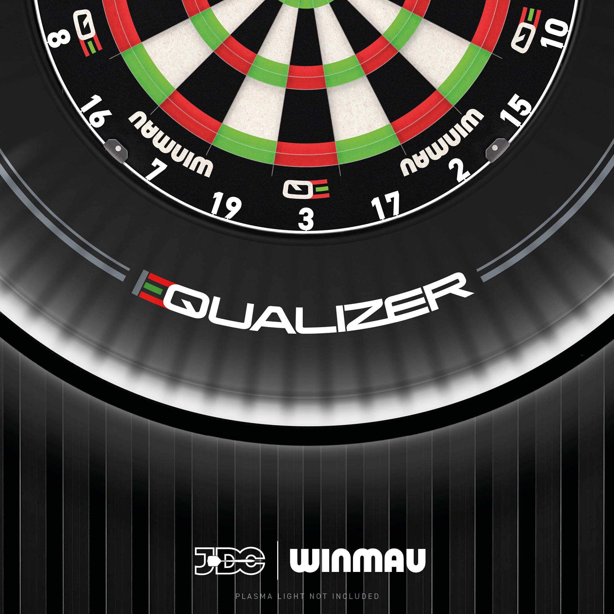 WINMAU Dart Board – Equalizer tarcza do darta dla dzieci – technologia Dual-Core – profesjonalna tarcza treningowa dla juniorów