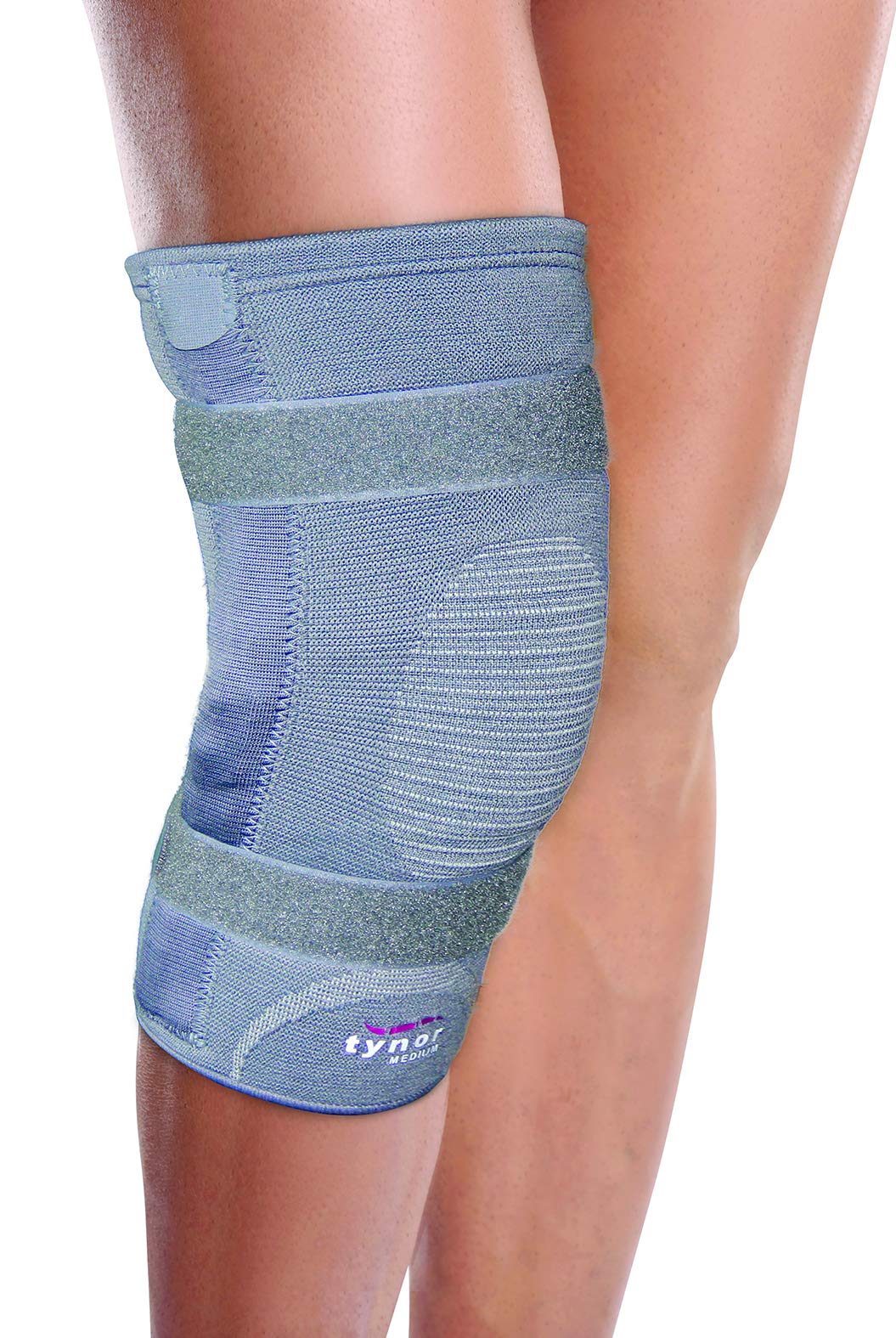 Knee Cap With Rigid Hinge, Grey, XL, 1 Unit