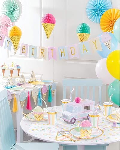 Miniatura 9 de Creative Converting Vasos de helado para fiestas con cucharas, 8 unidades