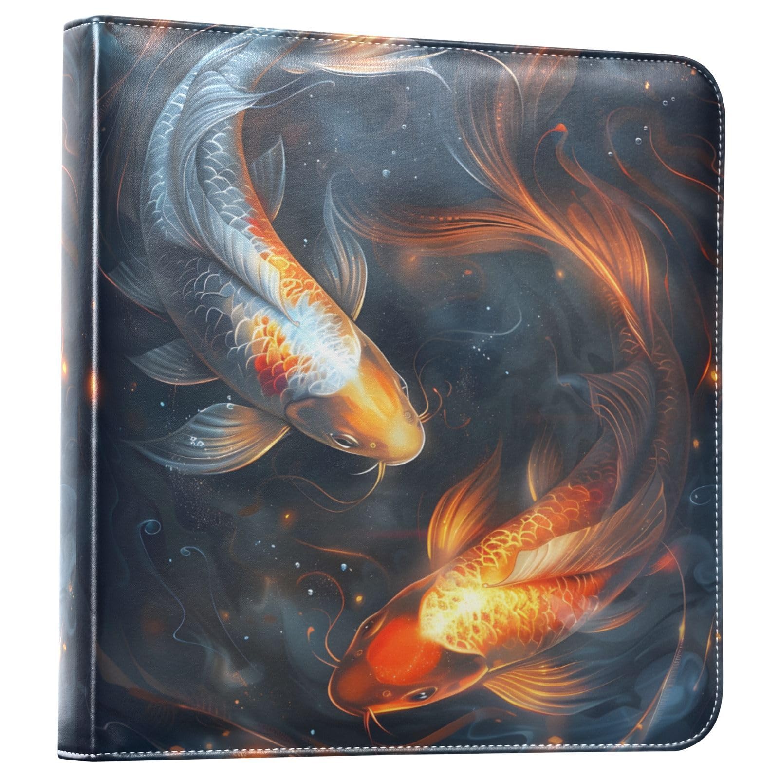 Amazon.com: JIPONI Two Koi Fish Large Photo Album, DIY Leather