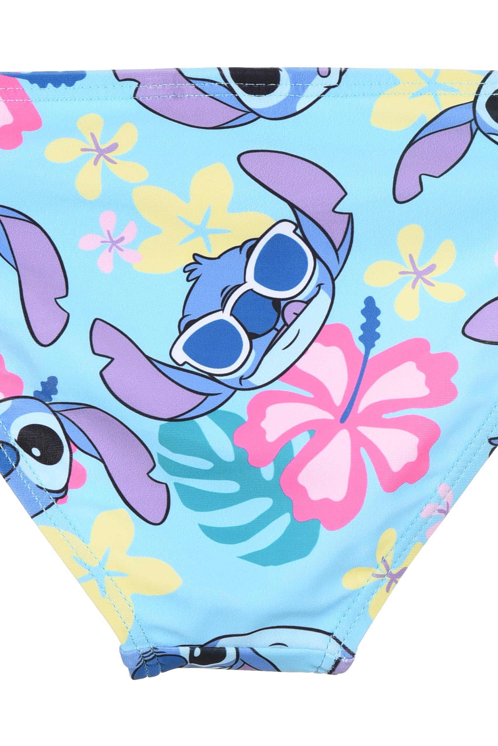Disney Lilo e Stitch Costume da Bagno Slip per Bambine (IT, età, 6 Anni, Regular, Turchese)