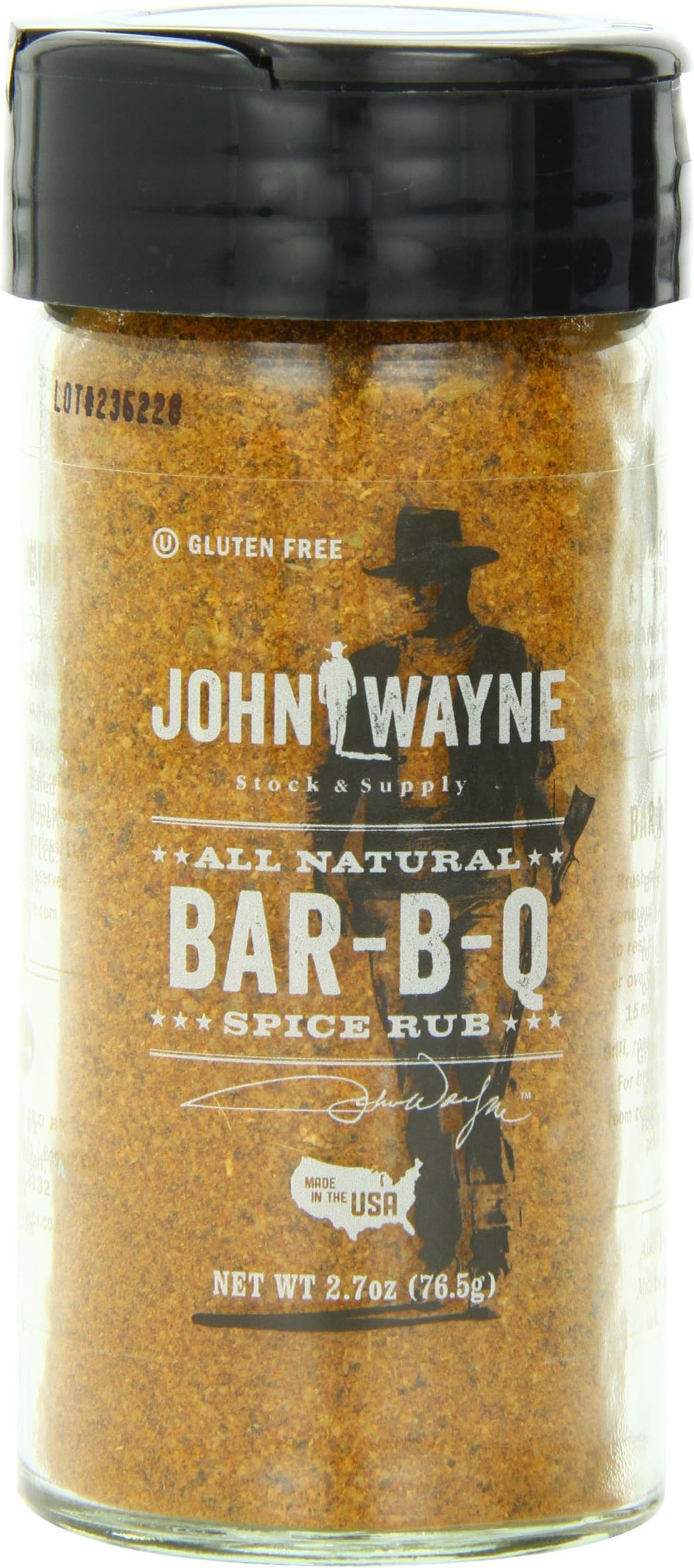 John Wayne Spice Rub, BBQ, 2.7 Ounce