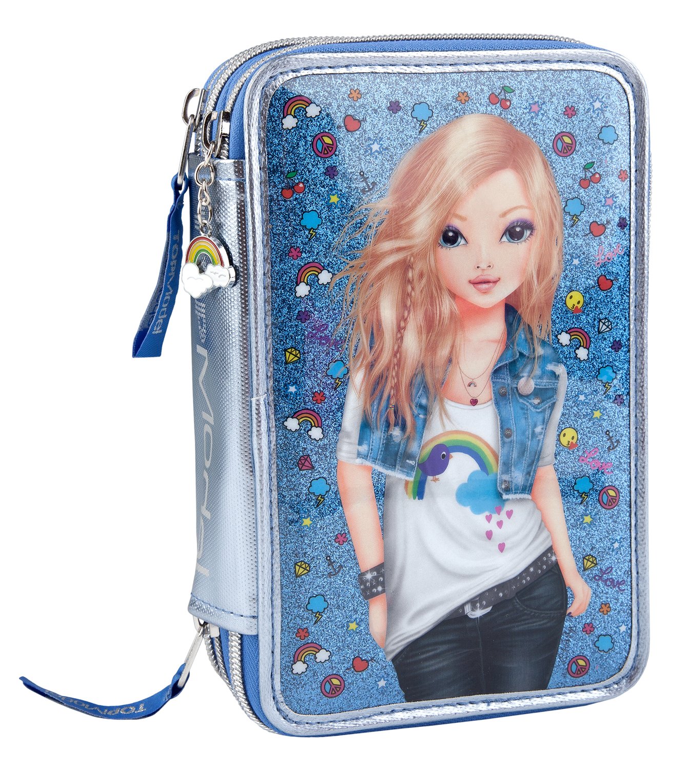 Depesche 8722 - Top Model Friends 3 fach Federtasche, gefüllt, sortiert