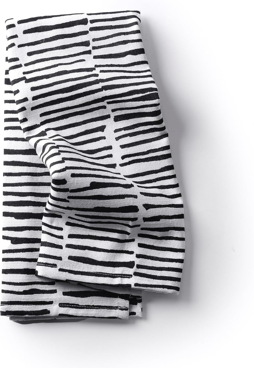 No. 918 Marrin 3-Piece Modern Kitchen Towel Set, Black and White