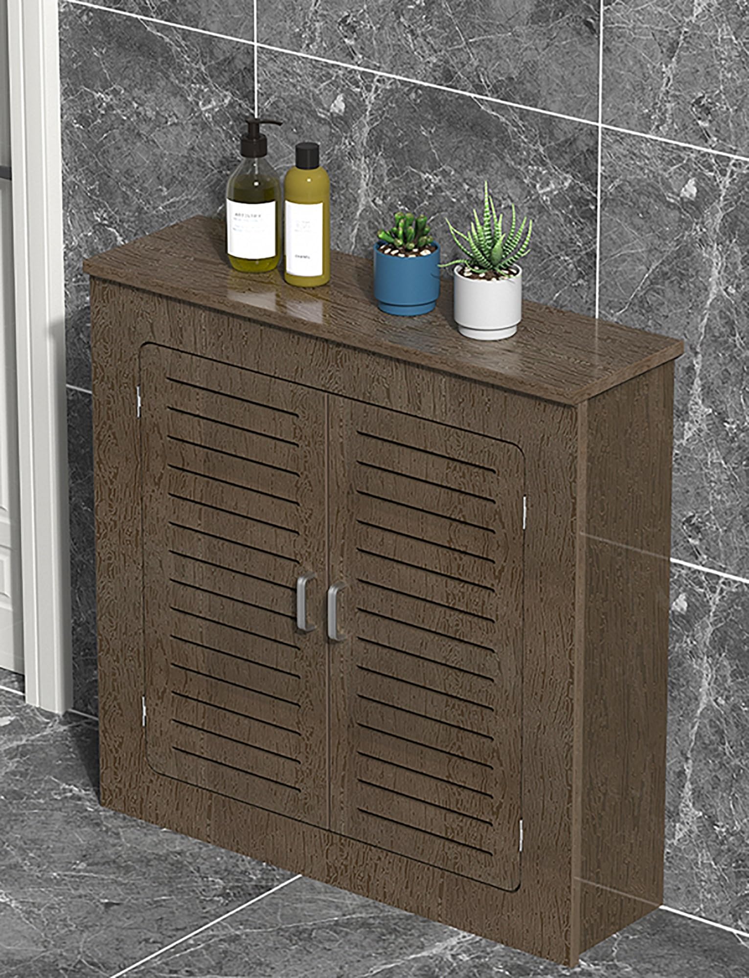Armario seguro ignífugo para colectores y medidores | Caja de tapa de válvula Utili | Oculta tuberías de gas y válvulas de agua | Fácil inserción | Leche, 60 x 80 x 20 cm - y seguro