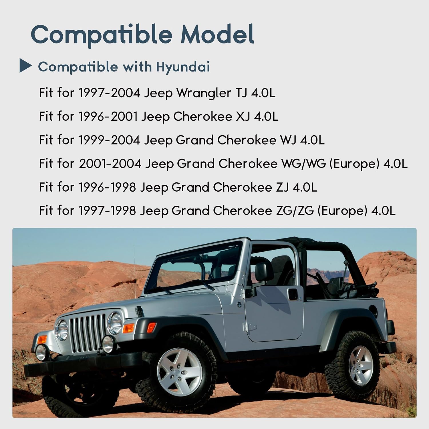 Crankcase Vent Tube Compatible with Jeep Grand Cherokee XJ 4.0L 1996-2001 for Jeep Wrangler TJ 4.0L 1997-2004 Replace# 4854265 04854265