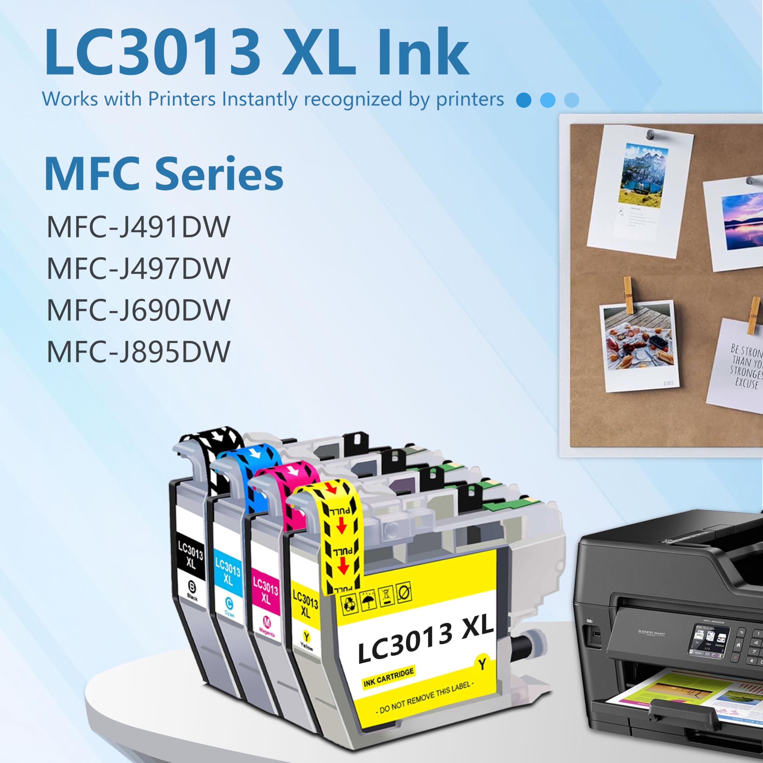 Amazon.com: LC3013 XL BK/C/M/Y Ink Cartridge Set, High Yield 4