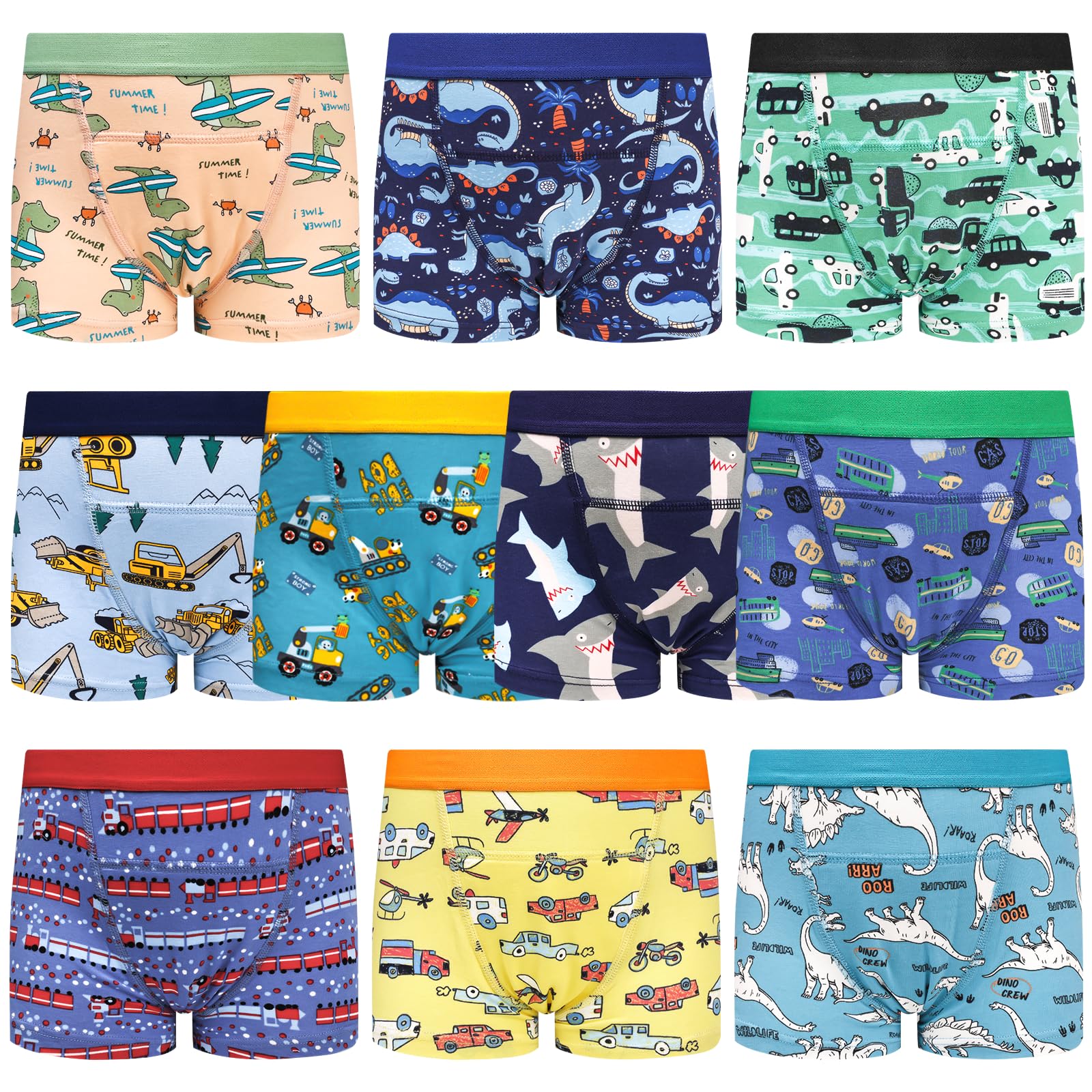 FLYISH DIRECT Calzoncillos de Entrenamiento, Braguitas de Aprendizaje Reutilizables para Niños, Ropa Interior Absorbente para el Aprendizaje del Uso del baño