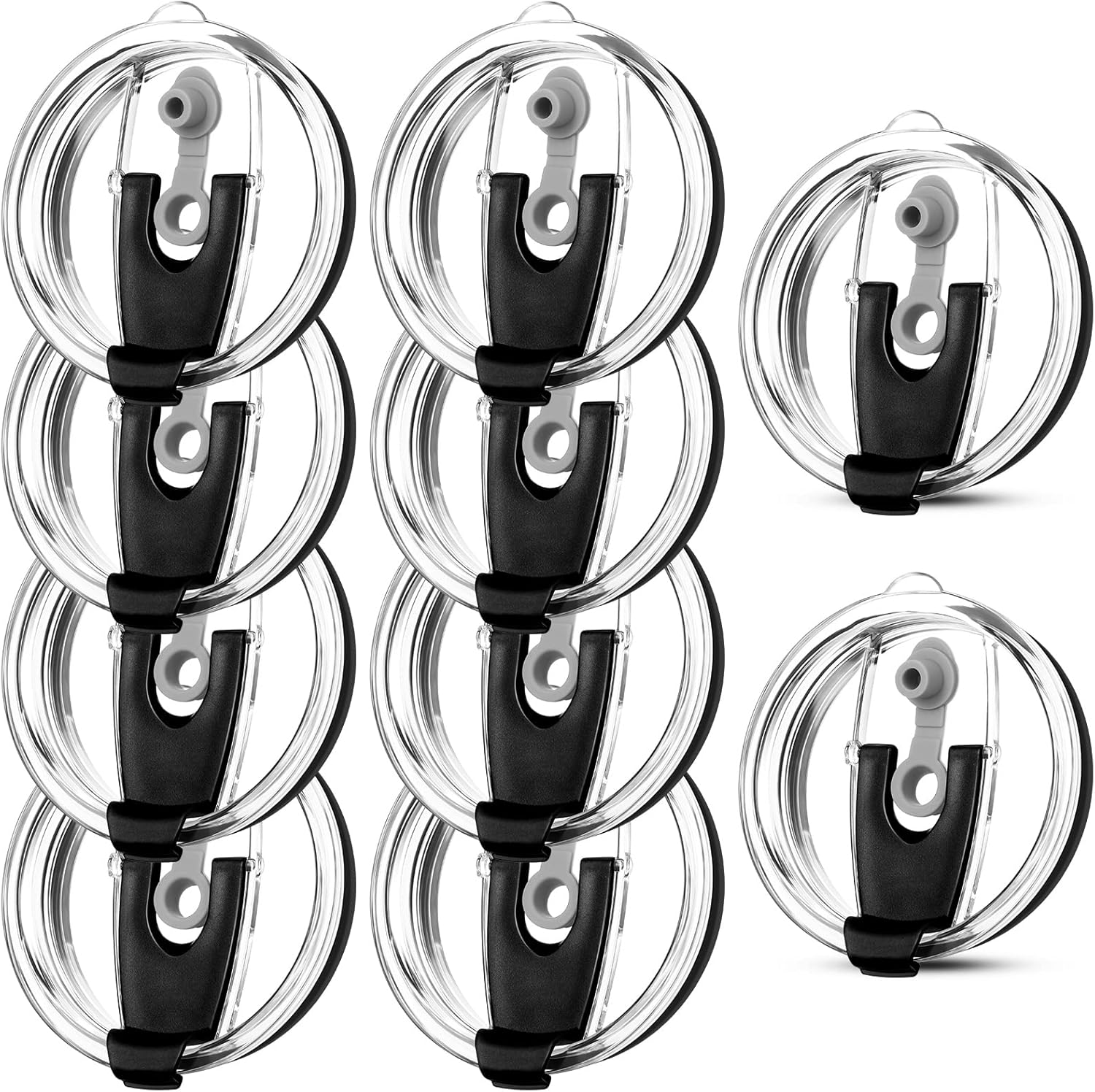 Meanplan 10 Pieces 20 oz Tumbler Lid Spill Proof Tumbler Replacement Lids Coffee