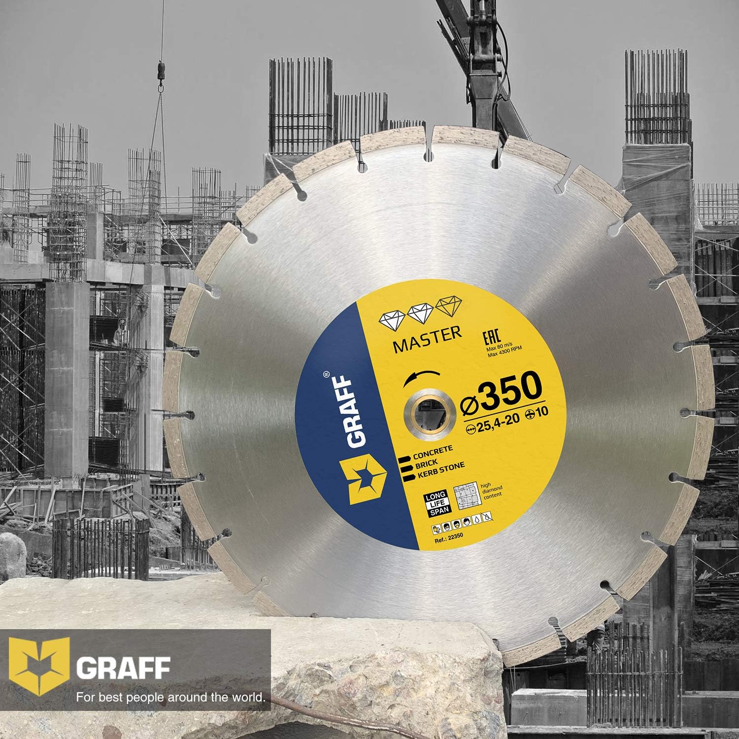 Bеѕt Cуbеr Dеаlѕ 🔥 GRAFF Diamond Blade 14 Inch - Diamond Cutting Wheel for Cutting Reinforced Lightweight Concrete, Stone, Granite, Brick, Masonry - Diamond Saw Blade Segment Height 0.394 (10 mm) Uр Tо 40% оƒƒ GRAFF Diamond Blade 14 Inch - Diamond Cutting Wheel for Cutting Reinforced Lightweight Concrete, Stone, Granite, Brick, Masonry - Diamond Saw Blade Segment Height 0.394 (10 mm)