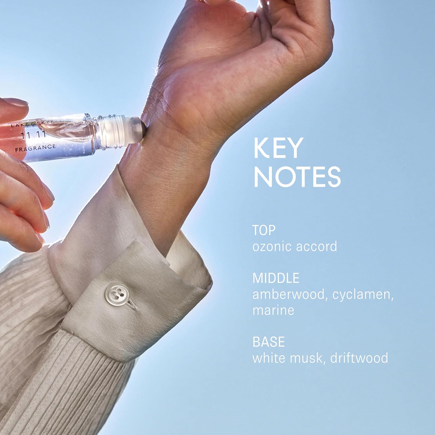 Lake & Skye 11 11 Eau de Parfum Travel Spray - Clean Skin Musk, Amber, Vegan, Cruelty-Free - 0.5 fl oz (15mL) - Image 4
