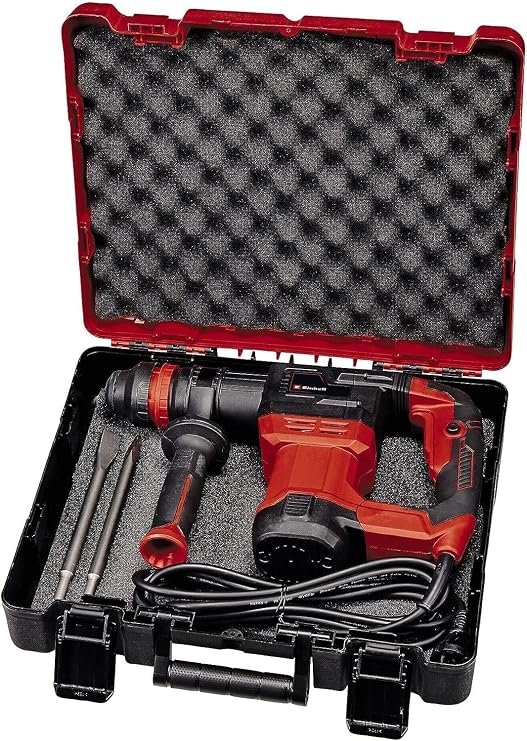 Einhell Kırıcı TE-DH 5 4139135 | 5 J | SDS-Plus alet tutucu | titreşim sönümlemeli sap | ayarlanabilir ilave sap | E-Box