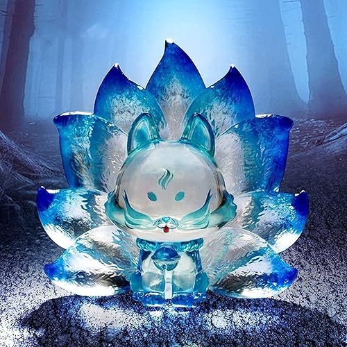 Miniatura 9 de Moldes de animales 3D para resina epoxi, molde de resina de silicona de zorro de nueve colas 3D para fundición epoxi, arcilla polimérica,