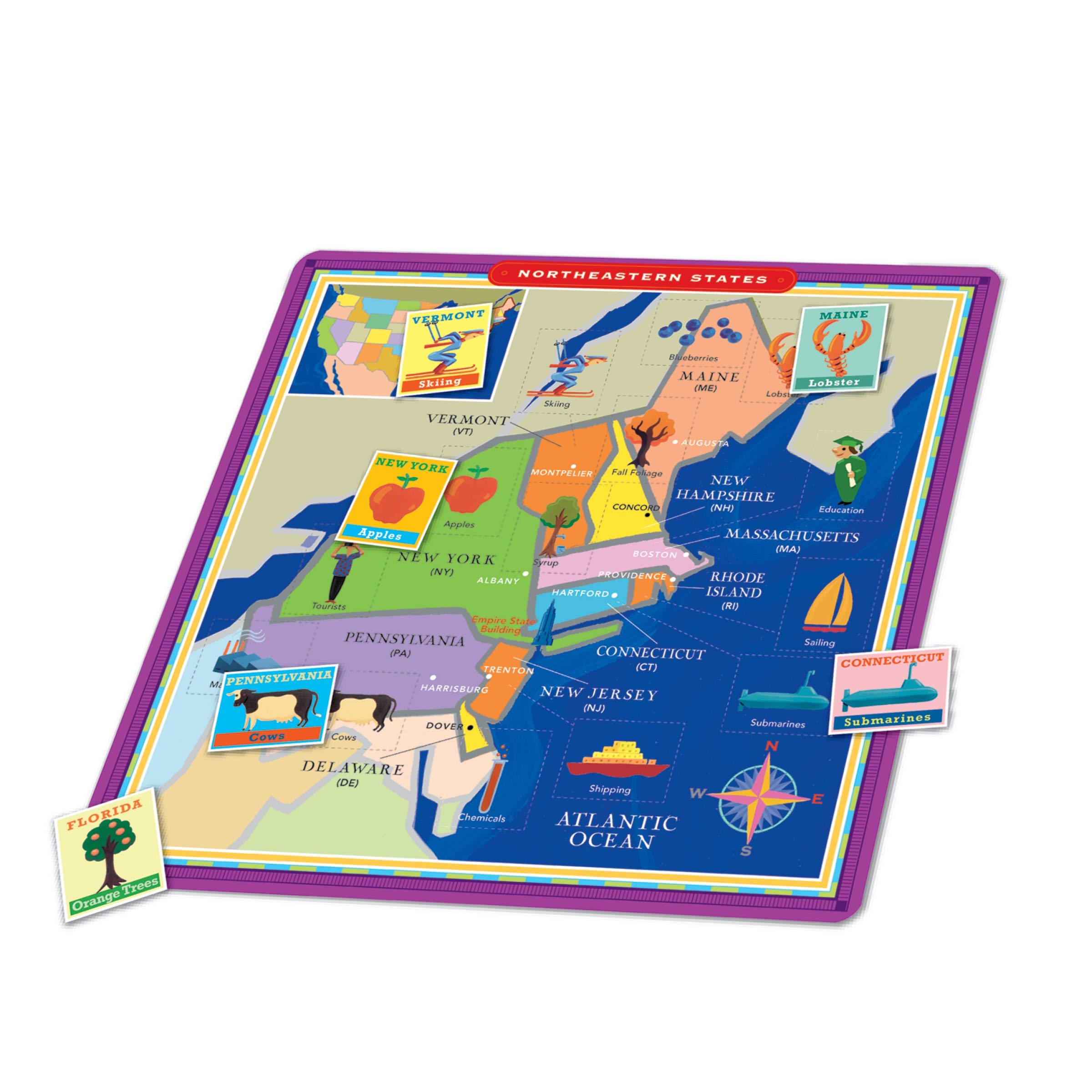 Buy eeBoo United States Geography Bingo Game Online at desertcart KUWAIT