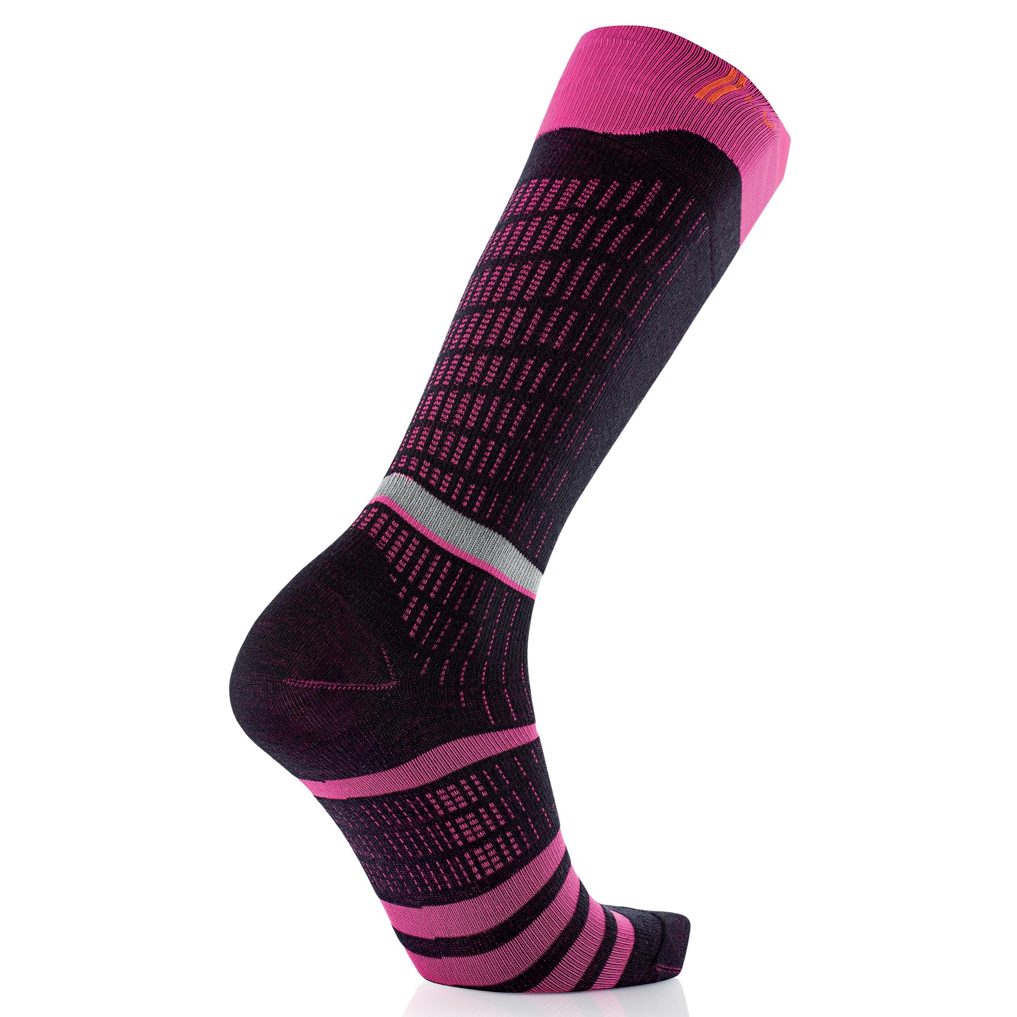 Sidas Chaussettes de Ski et Snowboard pour femme, Lot de 2 paires, En laine Mérinos, Isolation contre le froid et Respirantes, Zones de Confort et de Protections