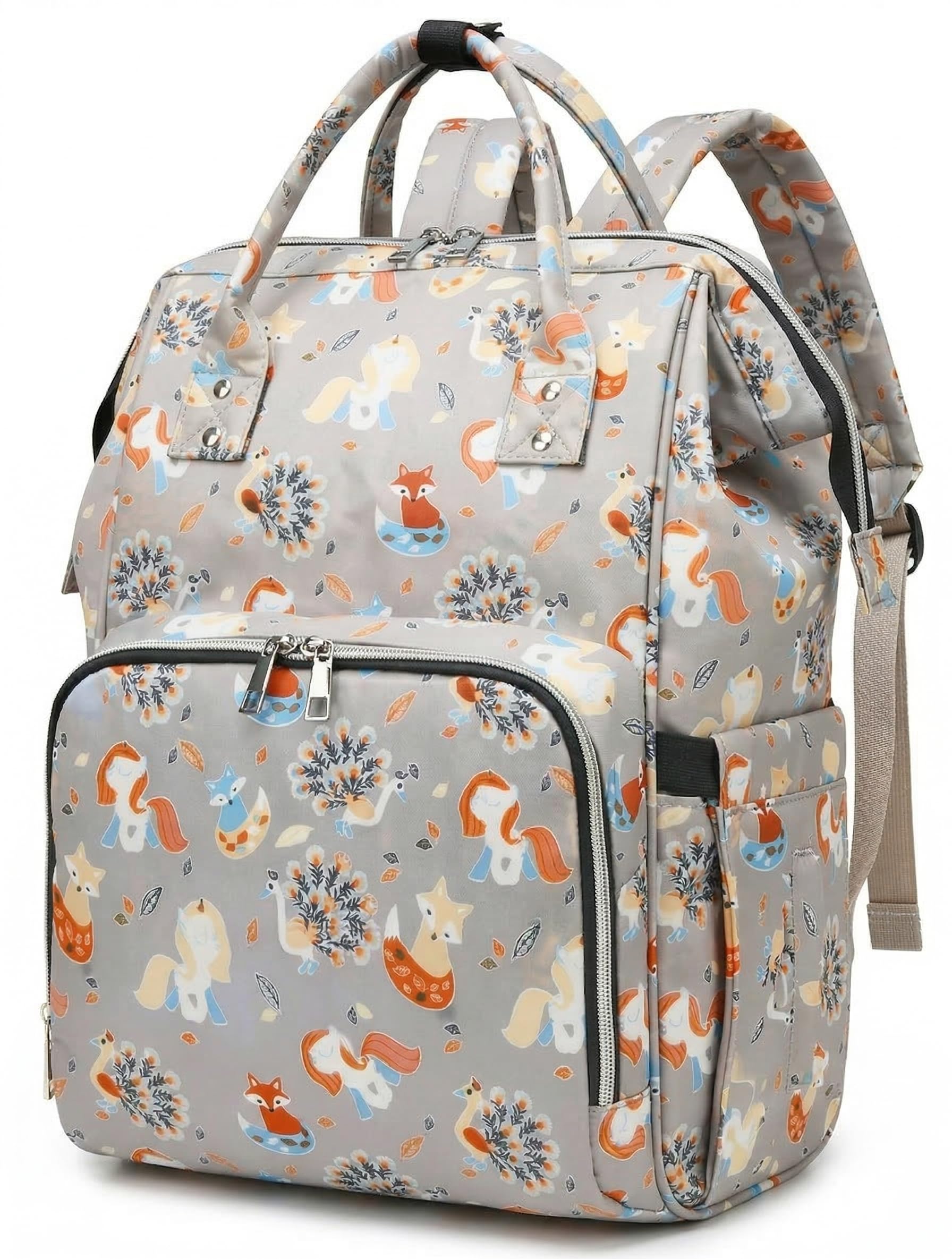 Babies Diaper Bag for Mothers | Maternity Bag for Travel | New Born Baby Diaper Bag for Mother, Multi Compartments, Insulated Bottle Pockets (Waterproof, 17 litres)