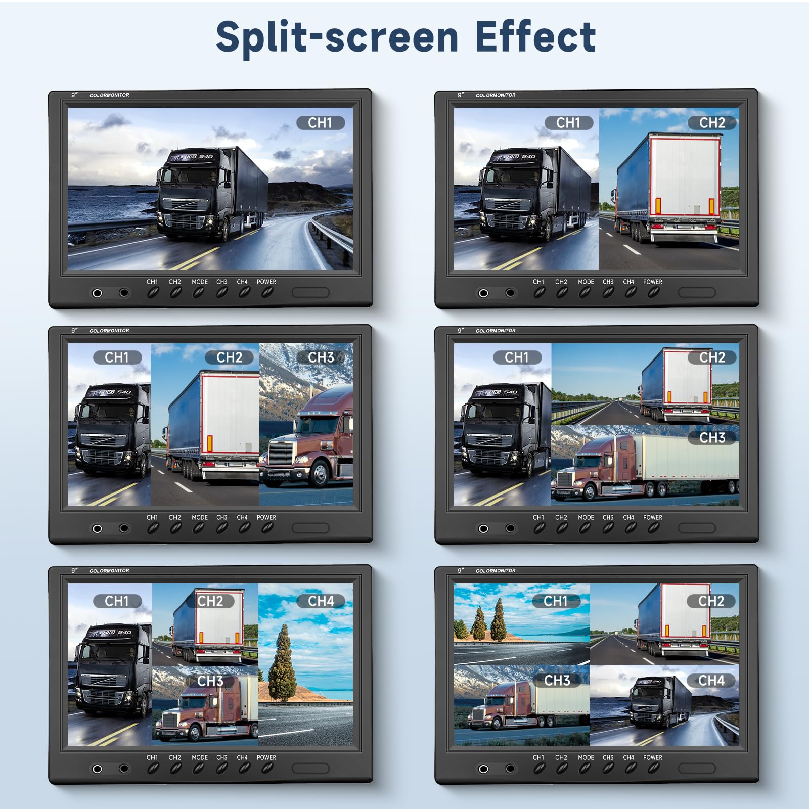 Sistema Telecamere 4K Per Camper Con Monitor 10,36'' - Vista 4 Angoli E DVR