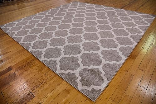 Vista 23 de Unique Loom Trellis Collection - Alfombra estilo marroquí de enrejado gris oscuro (8' 0 pies x 11' 0 pies)