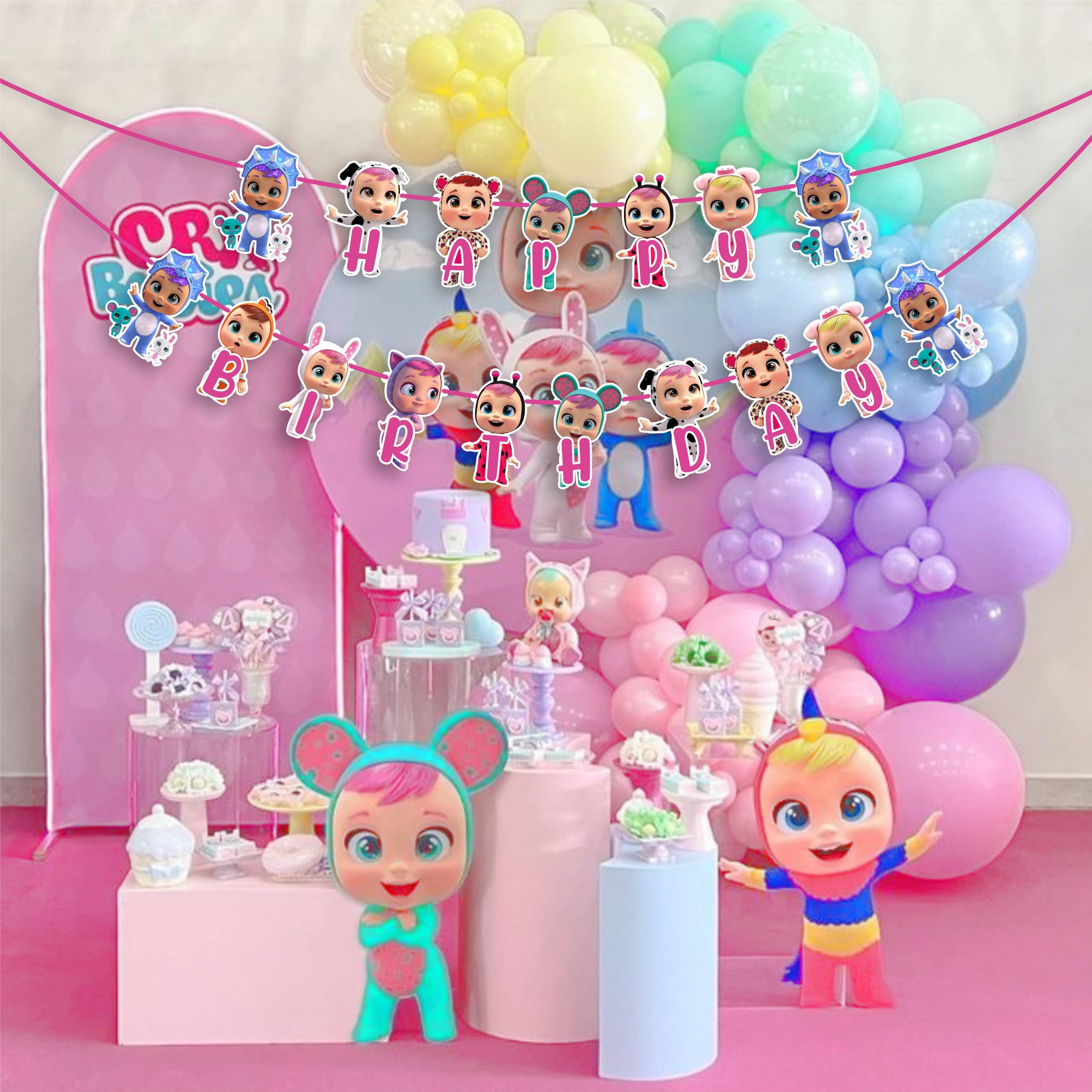 Seyal® Cri Babes Happy Birthday Banner