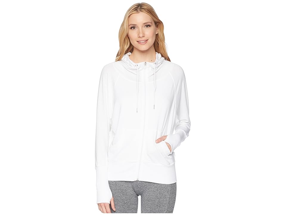 

Jockey Active Motivation Jacket (Pure White) Women's Coat