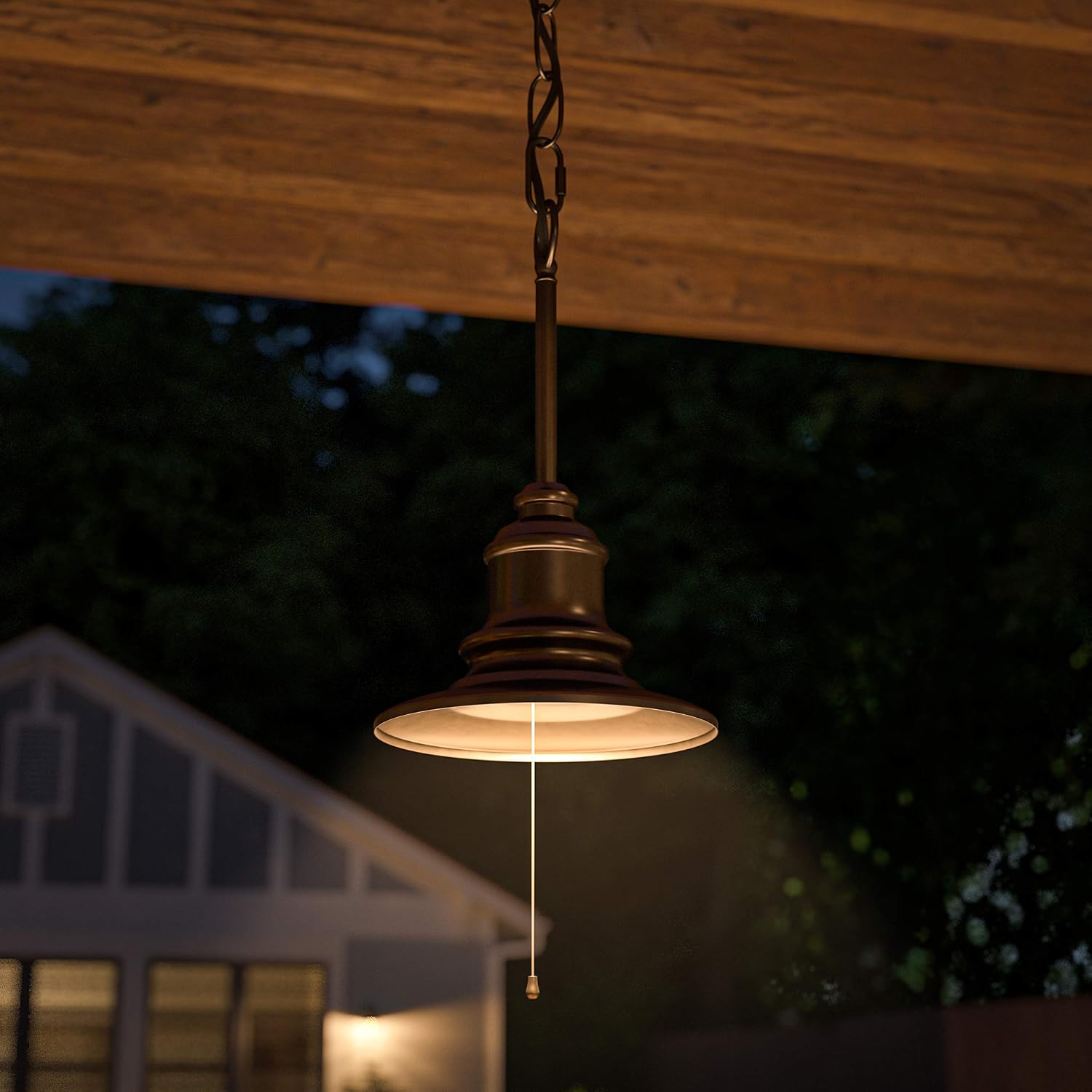 Bеѕt Dеаl 🛒 Kenroy Home 93031ORB Broadcast Pendants, Medium, Blackened Oil Rubbed Bronze