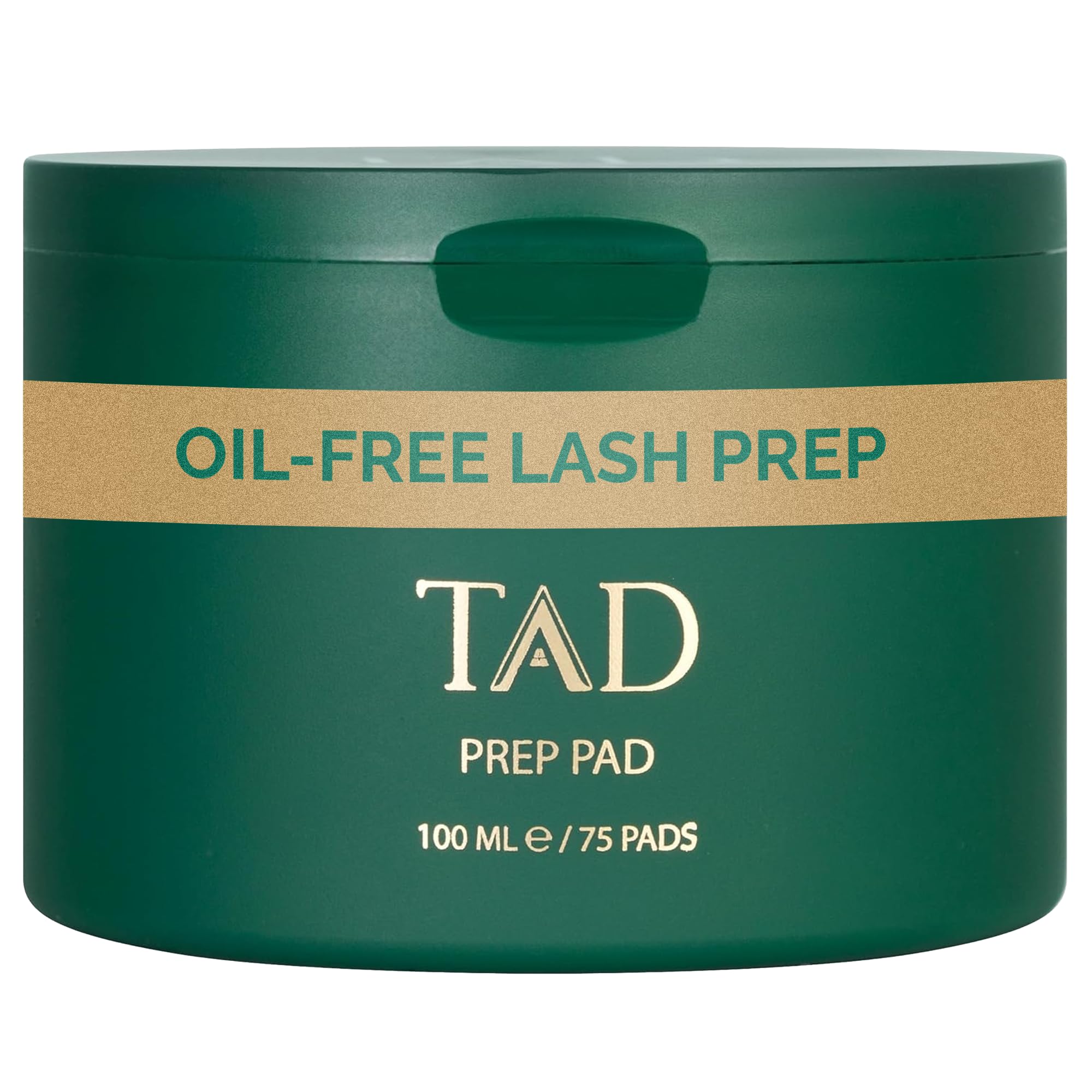 TAD Beauty Lash Prep Pad - Disposable Eyelash Prep Wipes with Tweezers