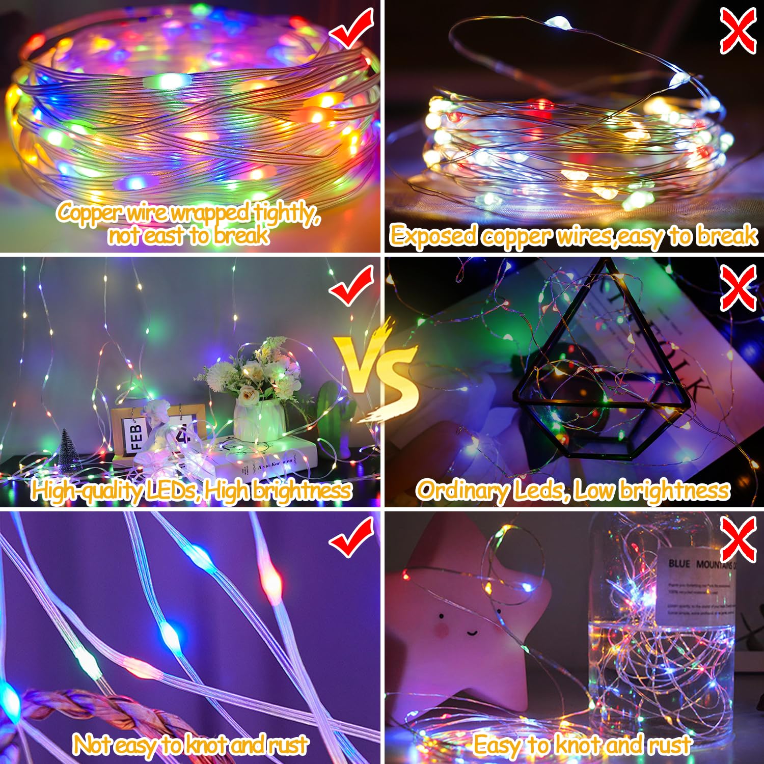 Tubiaz 10 meter LED lichtslang voor buiten, kleurrijk 100 LED's, waterdicht LED-slang voor buiten, dimbaar & memory-functie, voor Kerstmis, IP65
