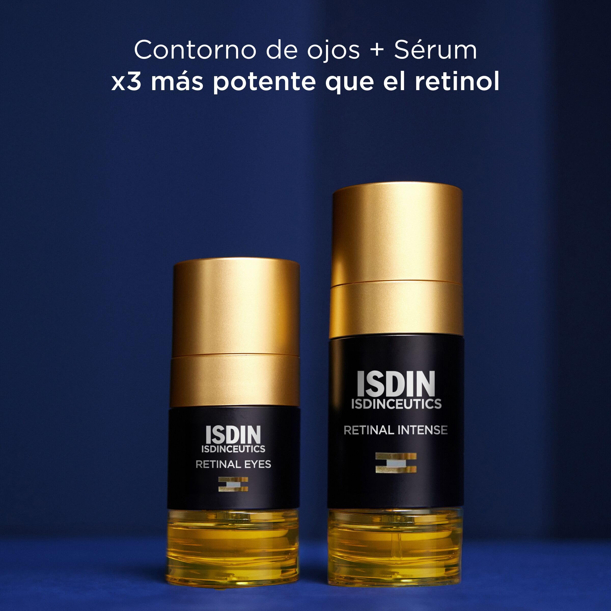 ISDIN Retinal Intense Sérum de Noche con Retinaldehído que Reduce las Arrugas en un 43% Eficacia y Tolerancia en una Piel Visiblemente Más Joven, 50 ml
