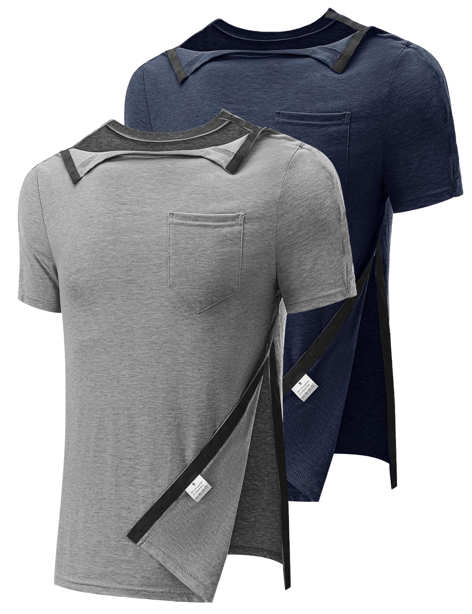 Poriff Men's Full Tear Away Snap Shirt