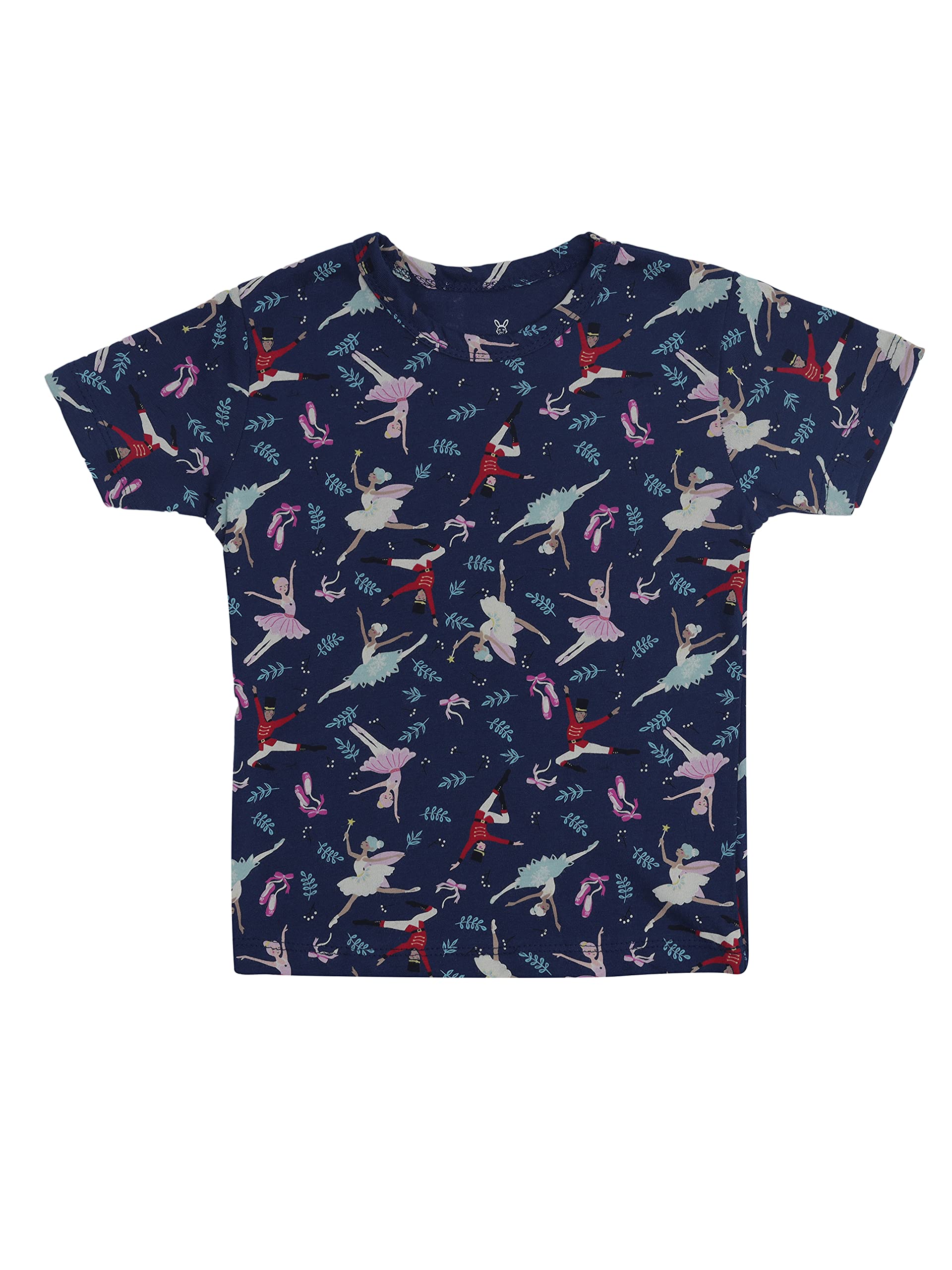 NammaBaby Camiseta de algodón puro para bebé niña, ajuste regular, paquete de 3