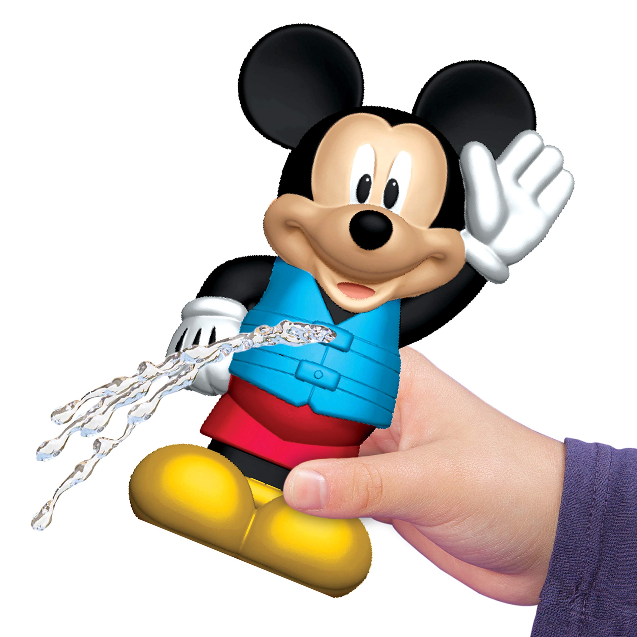 Disney Junior Mickey Mouse Bath Toy Set, Includes Mickey Mouse, Donald