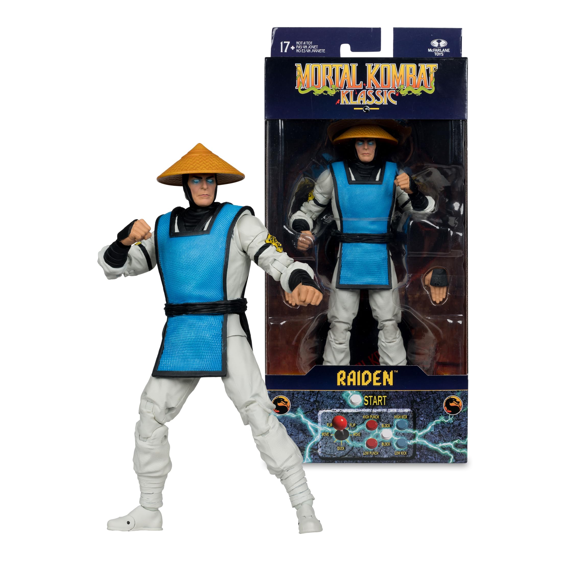 Mortal Kombat Classic Action Figure Raiden 18 cm : Amazon.sg: Toys
