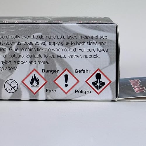 Miniatura 5 de Shoe Glu - Tubo de 3.17 oz - Pegamento de reparación para zapatos, botas, entrenadores, suela y superior.