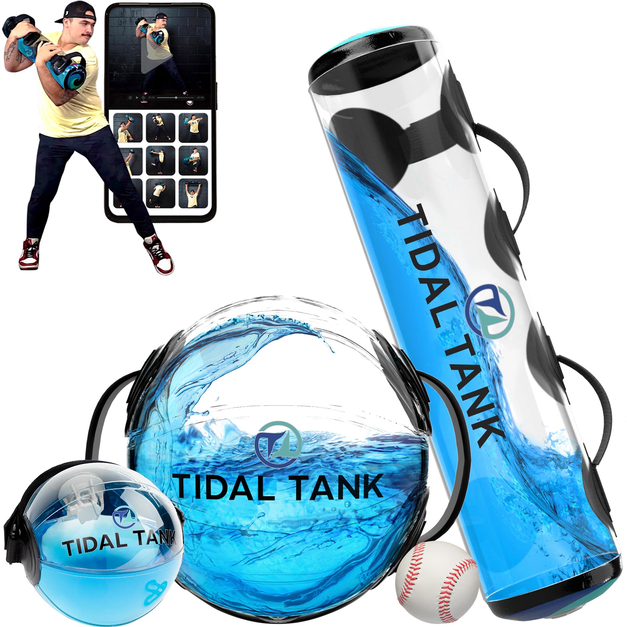 タイダルタンク ハイドロベスト Amazon | Tidal Tank Baseball Bundle 2.0:万能トレーニング補助器具