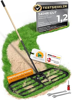 Lawn Squeegee with Round Corners, 80 x 30 cm, No Tilting, Gentle Perfect Lawn Care…