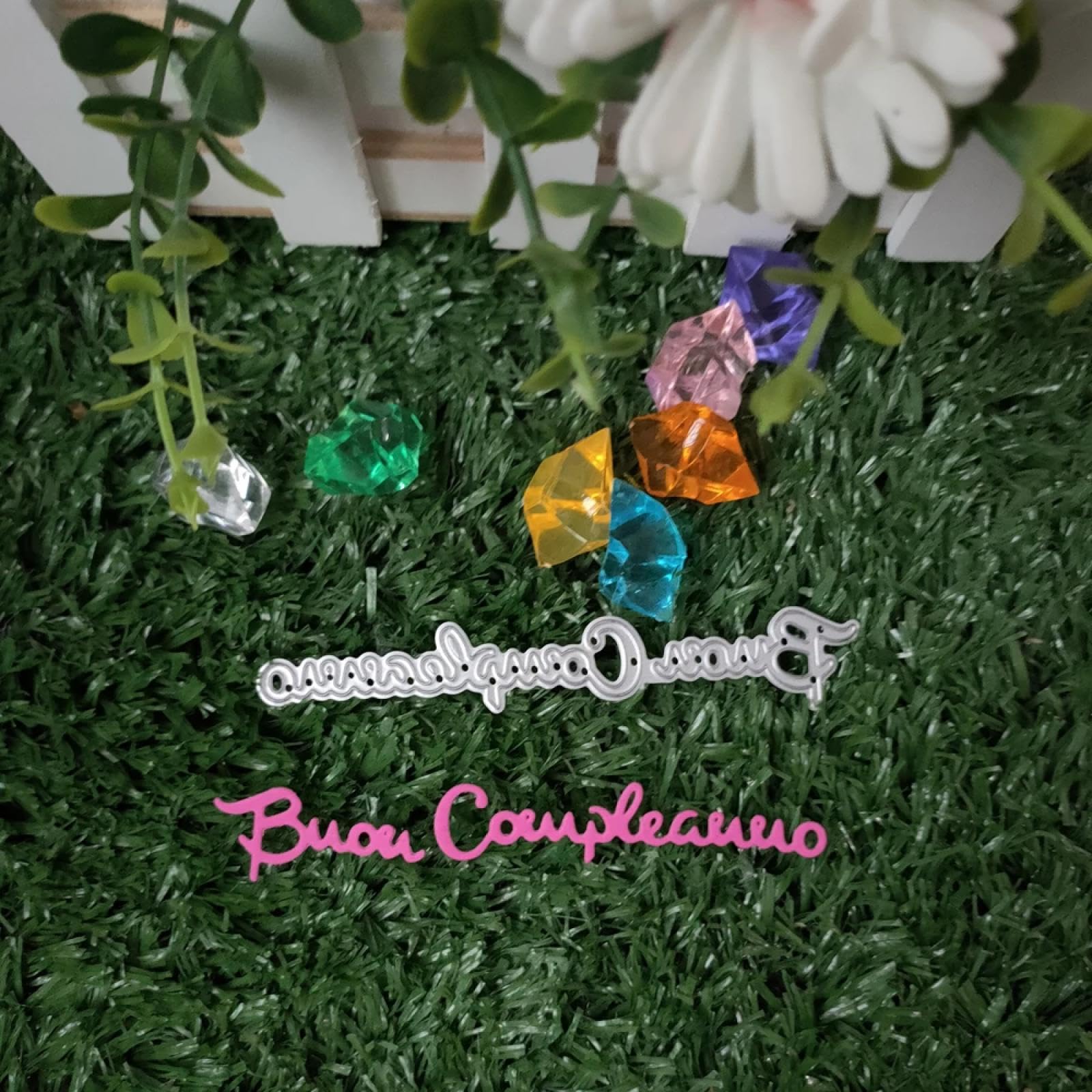 Fustelle In Metallo Per Scrapbooking – Tema Compleanno, Dimensioni 6x5,3 Cm, Per Biglietti E Album Fai Da Te