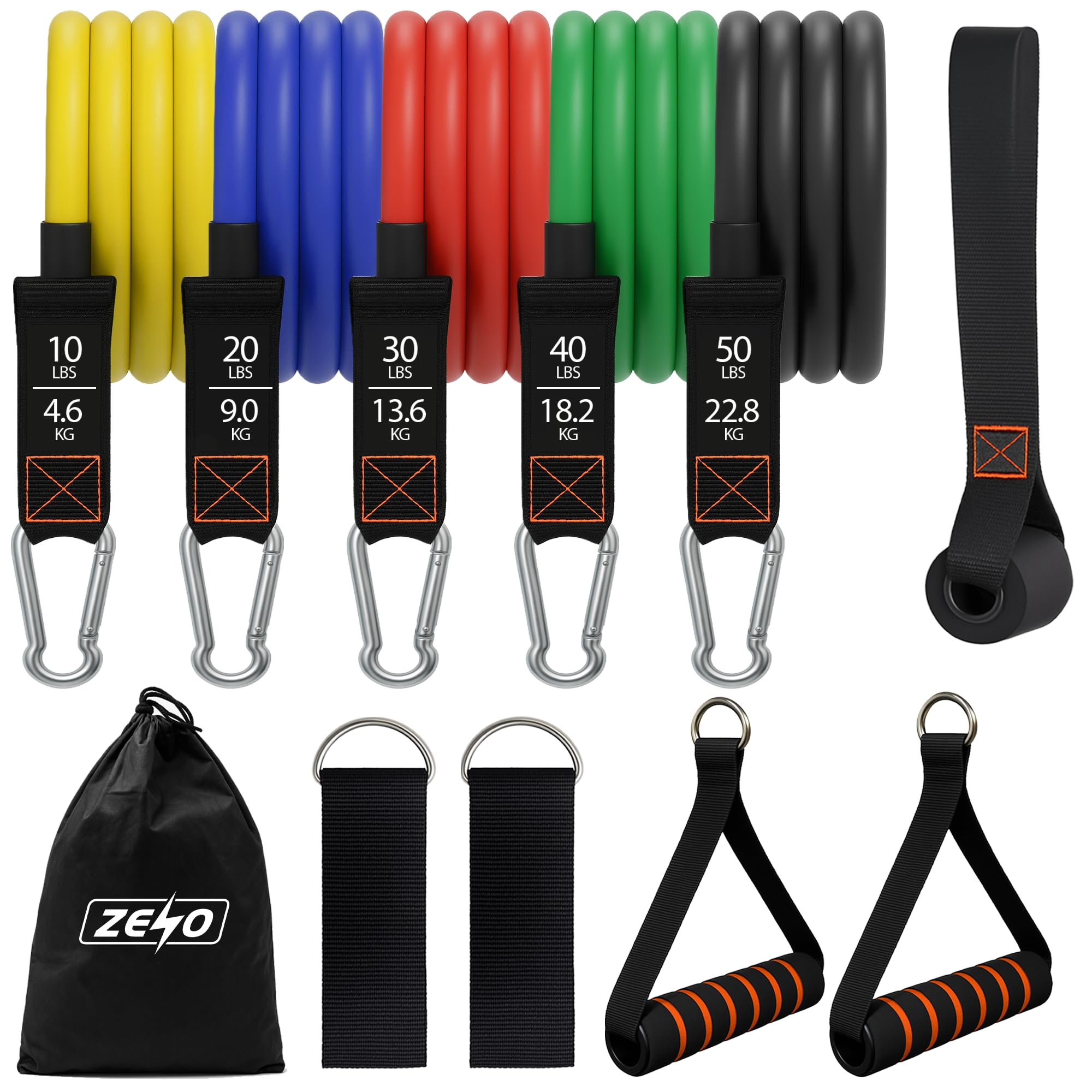 Gym Exercise Resistance Band Set Lycaon - A. Ally & Sons