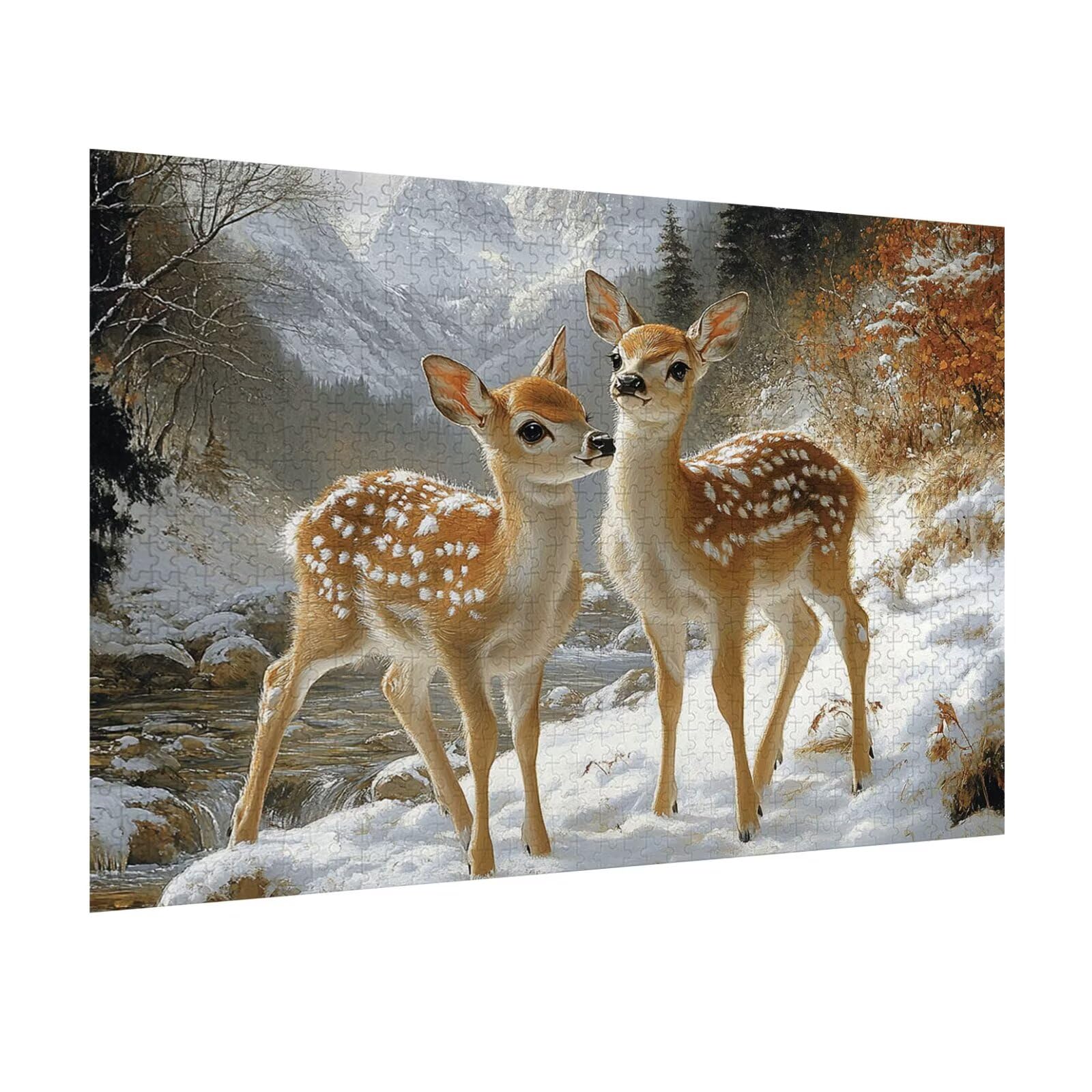 Puzzle 4000 Pezzi cervo Puzzle Classici per Gioco Familiare, n-437 | Impossibile Puzzles, Intrattenimento Creativo, Rilassamento Intelligence, Regalo per Amore e Amico, Decorazioni Casa, Foreste