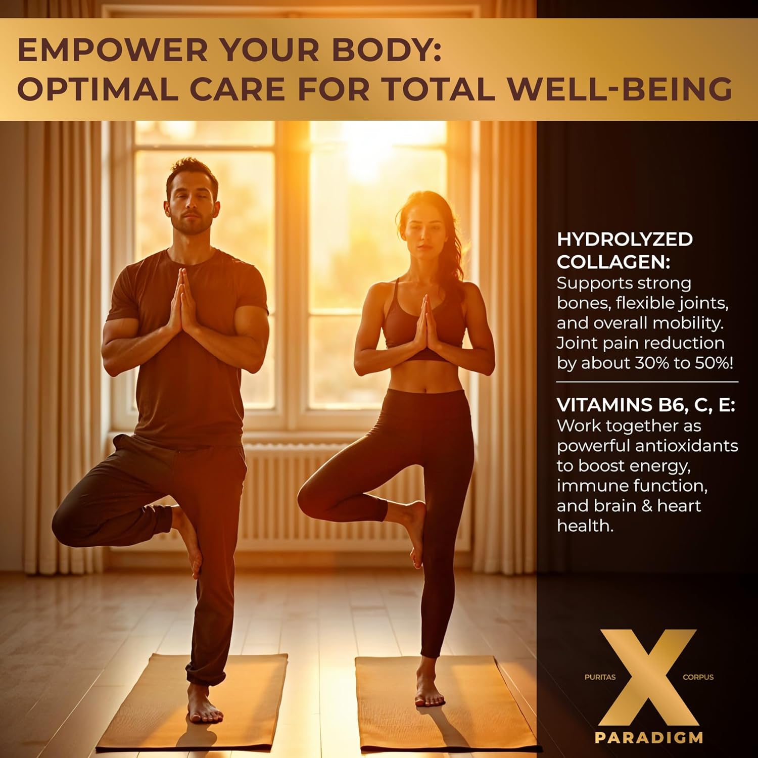 Liquid Collagen Peptides with Biotin & Hyaluronic Acid - Hydrolyzed Bovine Collagen Type 1 and 3, Biotin 10000mcg, Vitamins B5, B6, C & E - Liquid Collagen for Women & Men - Image 6