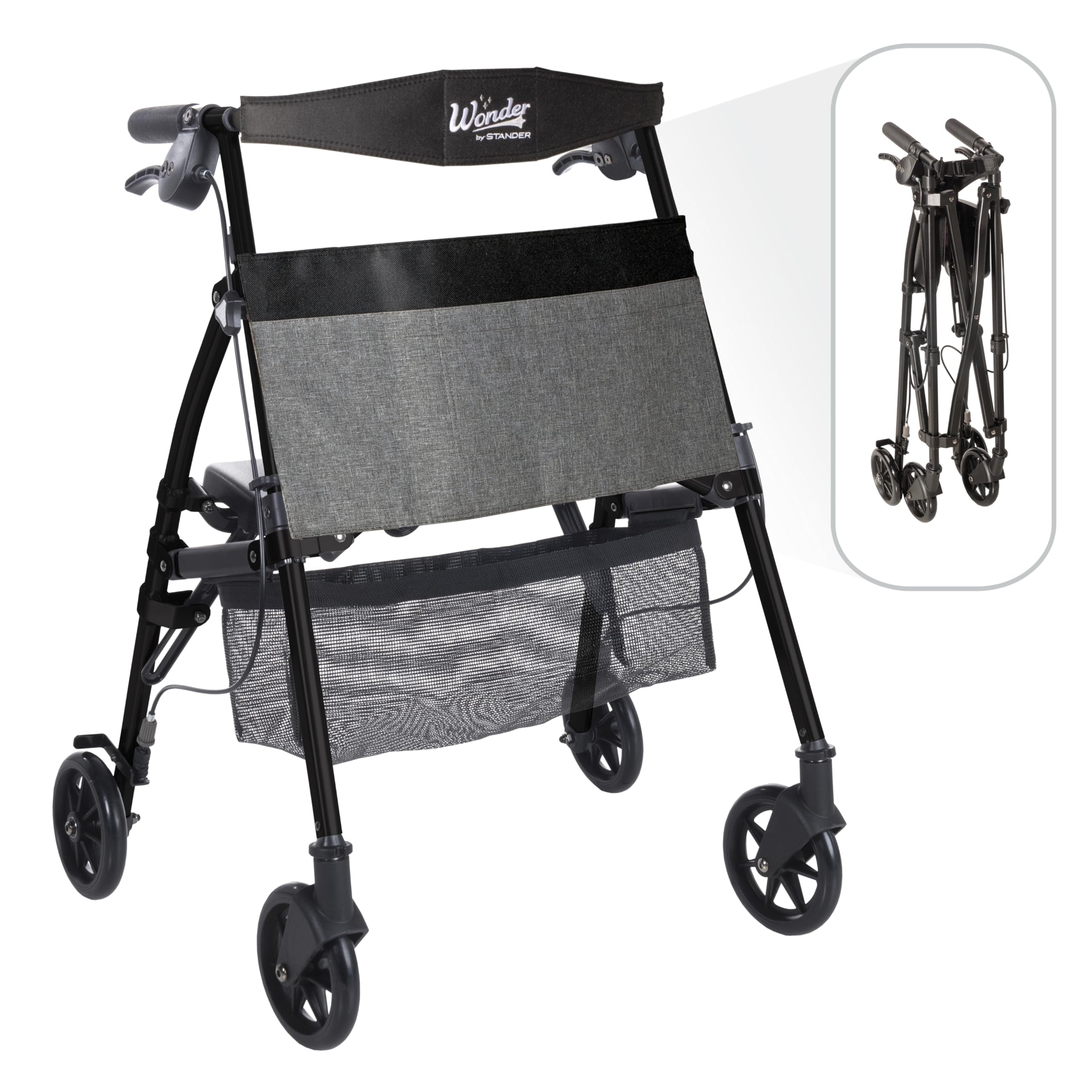 Stander Wonder Rollator Plus Short