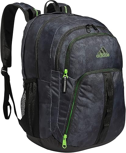 adidas Mochila Prime 6, Stone Wash CarbonLucid Lime Green, Mochila Prime 6