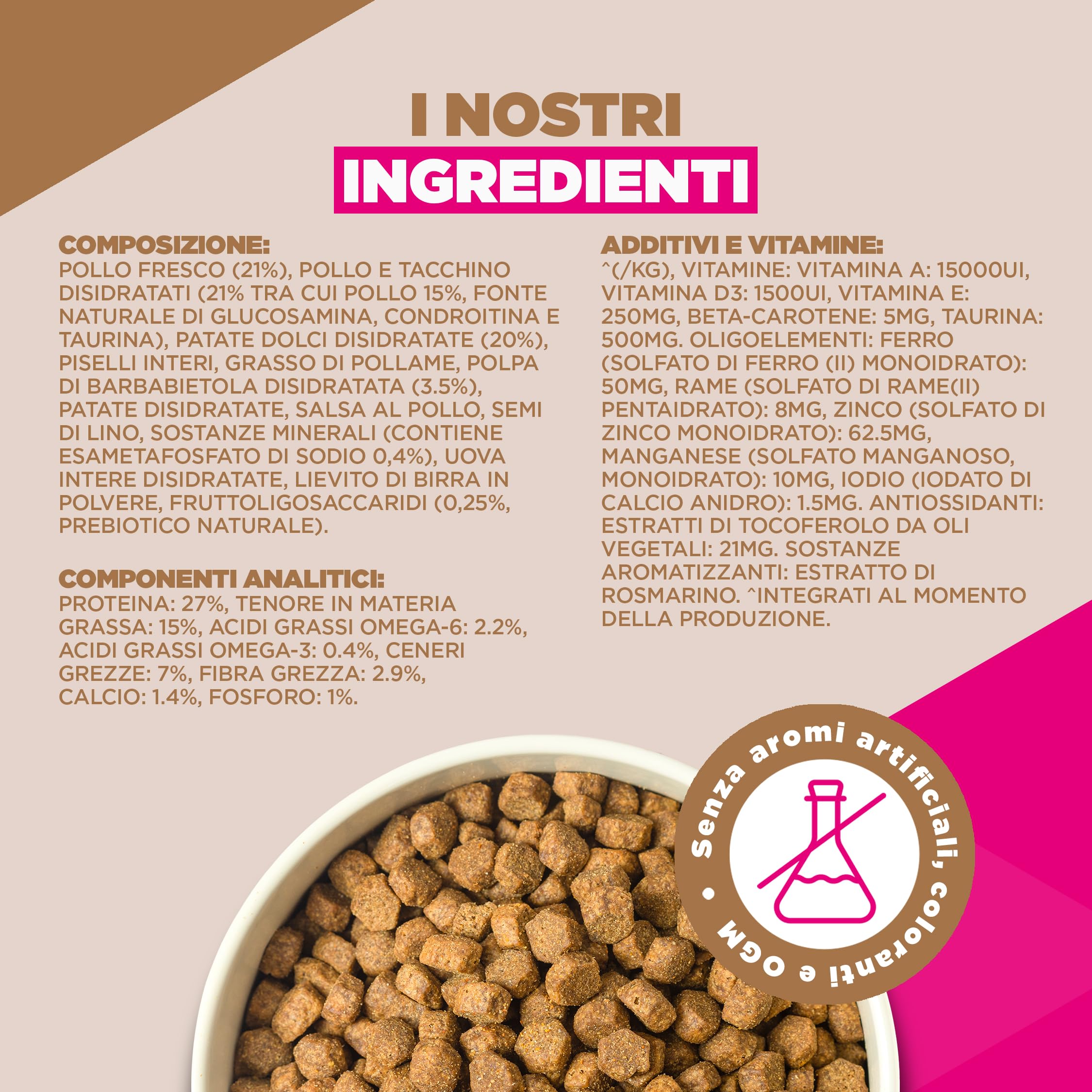 EUKANUBA Cibo secco per Cani senza cereali con pollo fresco per razze di taglia piccola e media - Alimento secco premium privo di cereali per Cani adulti, 12 kg