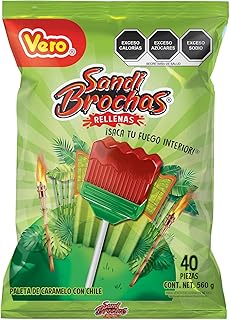 Vero Sandi Brochas 40 Piece Bag Chili Powder Watermelon
