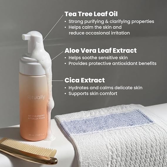 pH Feminine Foam Wash - Unscented, Sensitive Skin Cleanser - 5.24 oz